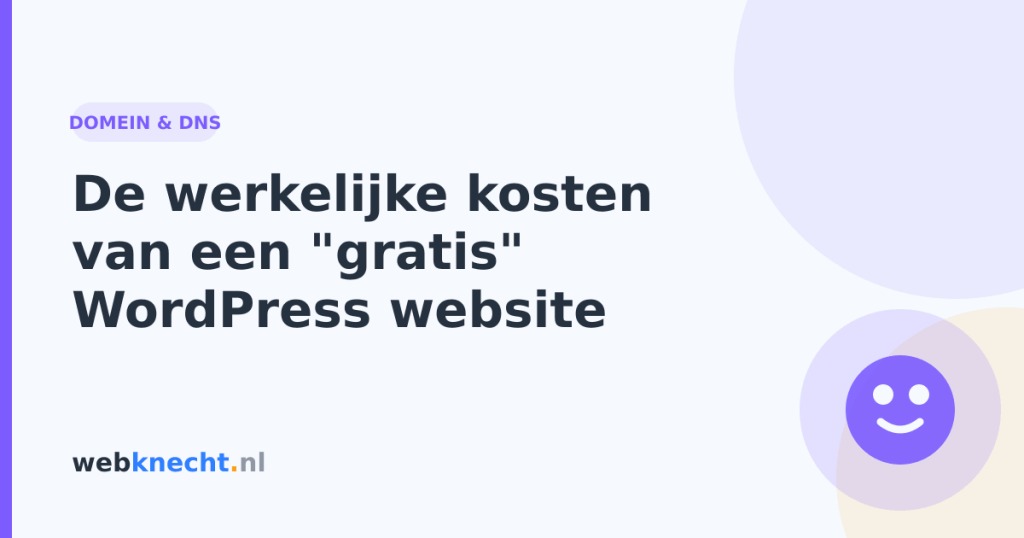 De werkelijke kosten van een "gratis" WordPress website